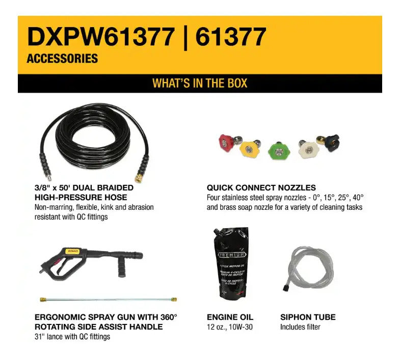 Hidroladora De Agua Fría A Gasl 4400psi 4.0gpm Dewalt 420 Cc