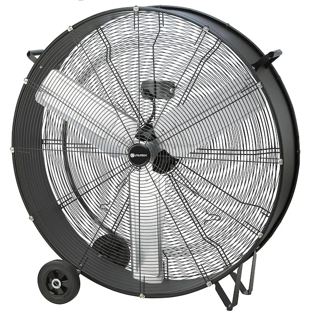 Ventilador Industrial Negro Para Interiores De 36 Pulgadas