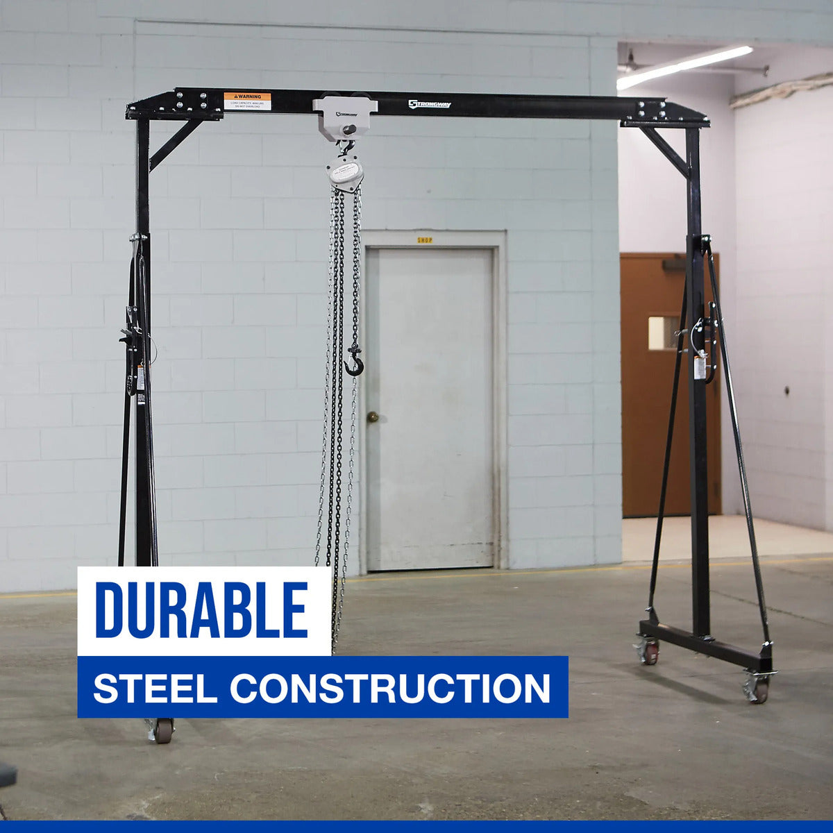 Grúa Pórtico Ajustable Strongway 2000 Lbs - 3.6 Metros