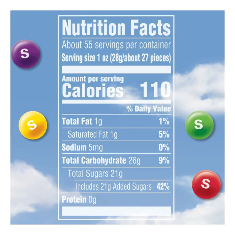 Skittles Originales, 54 Oz. Fruity Candy Bulk Jar