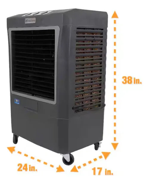 Enfriador Evaporativo Industrial 3100 Cfm Portátil 950 Sq Ft