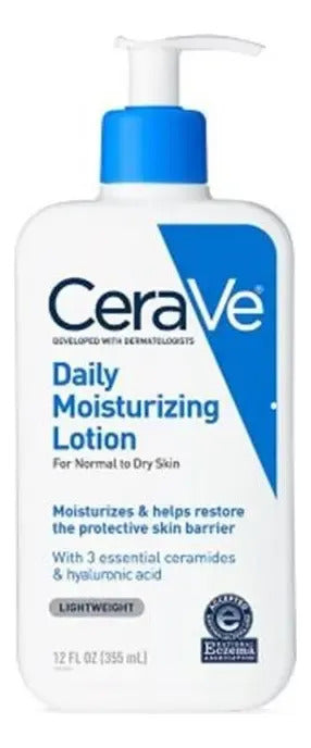 Crema Hidratante Cerave Locion Diaria 2 Piezas De 12 Oz