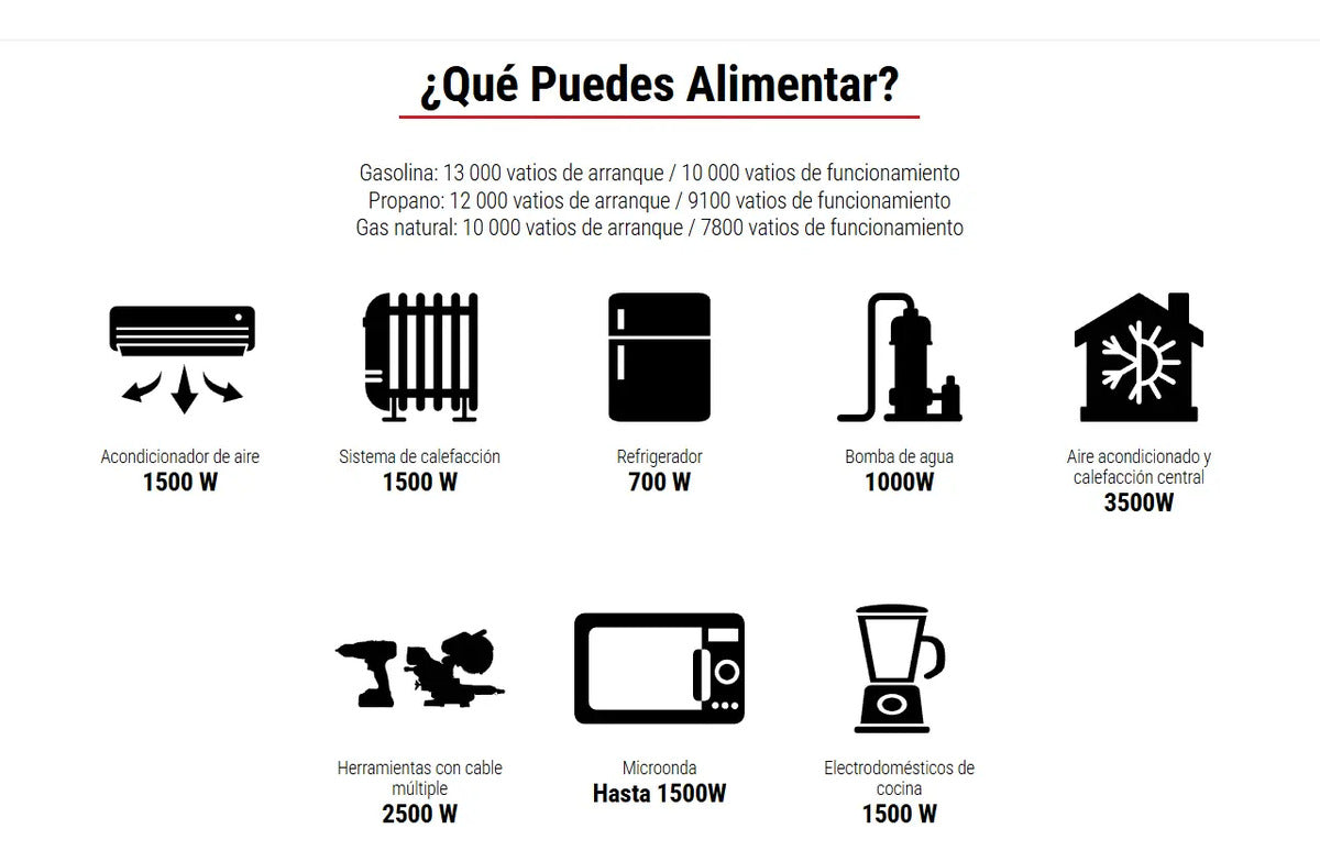 Generador  Predator 13kw Tricombustible | Arranque Remoto