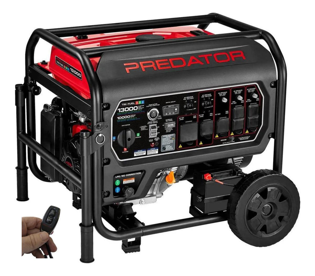 Generador  Predator 13kw Tricombustible | Arranque Remoto