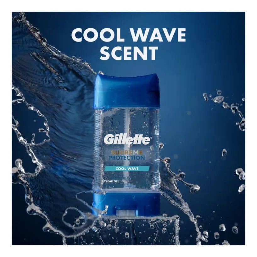 Desodorante Gillette Clinical Clear Gel Cool Wave 107g