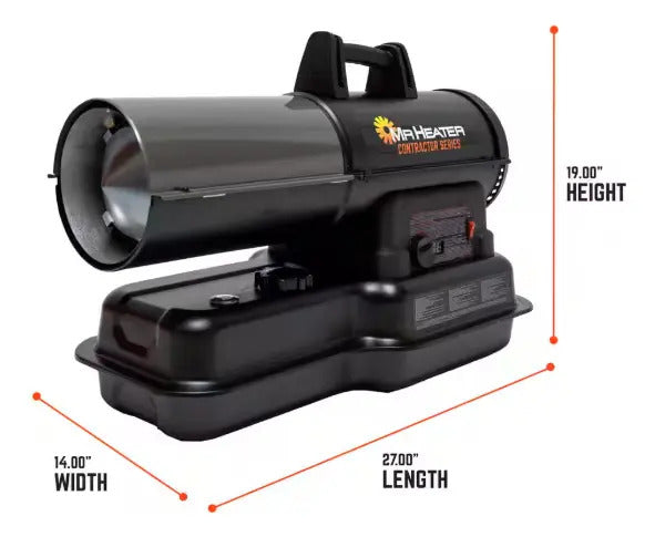 Calentador De Queroseno Mr. Heater  80,000 Btu, 2000 Sq. Ft
