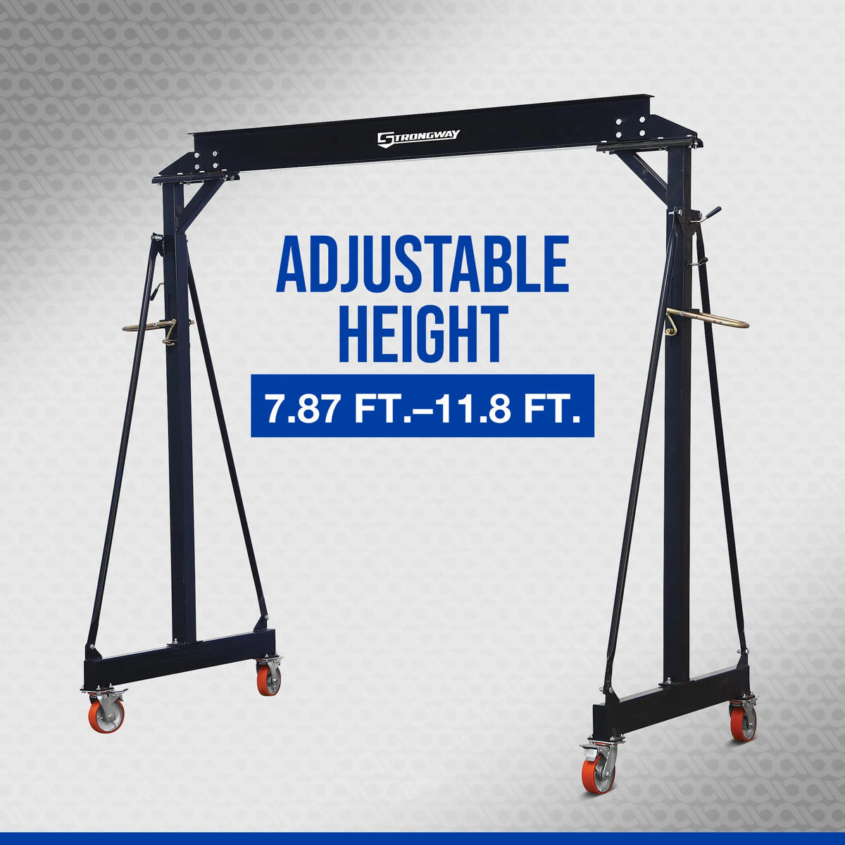 Grúa Pórtico Ajustable Strongway 2000 Lbs - 3.6 Metros