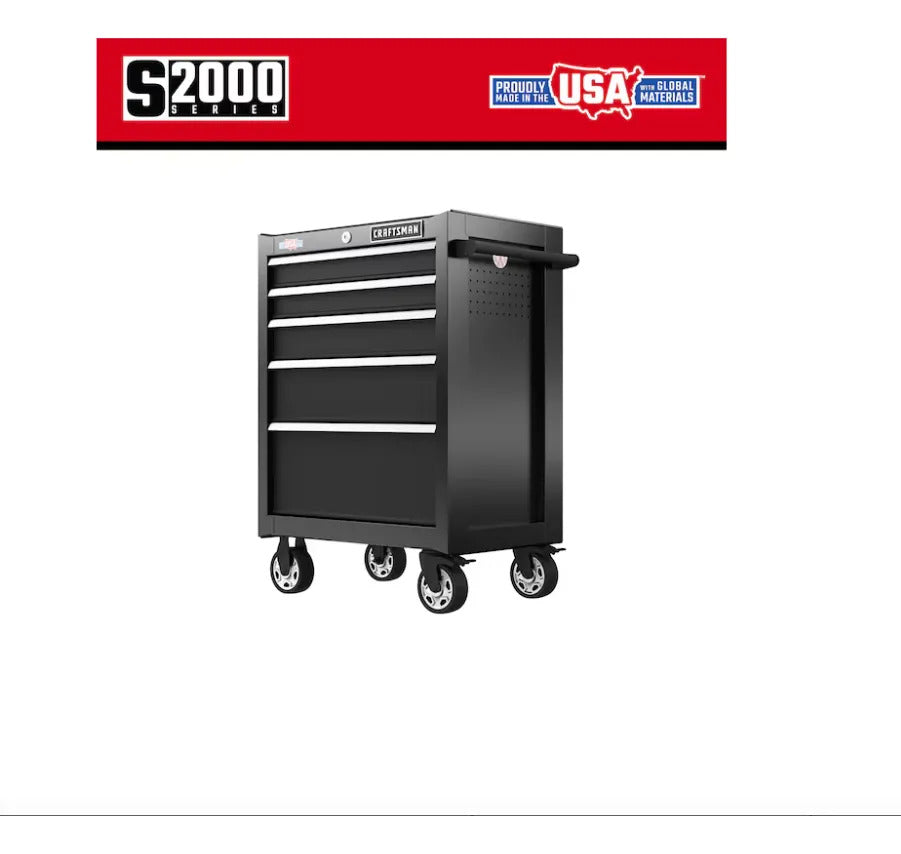 Gabinete Rodante Para Herramientas Craftsman De 27  Y 5 Caj.