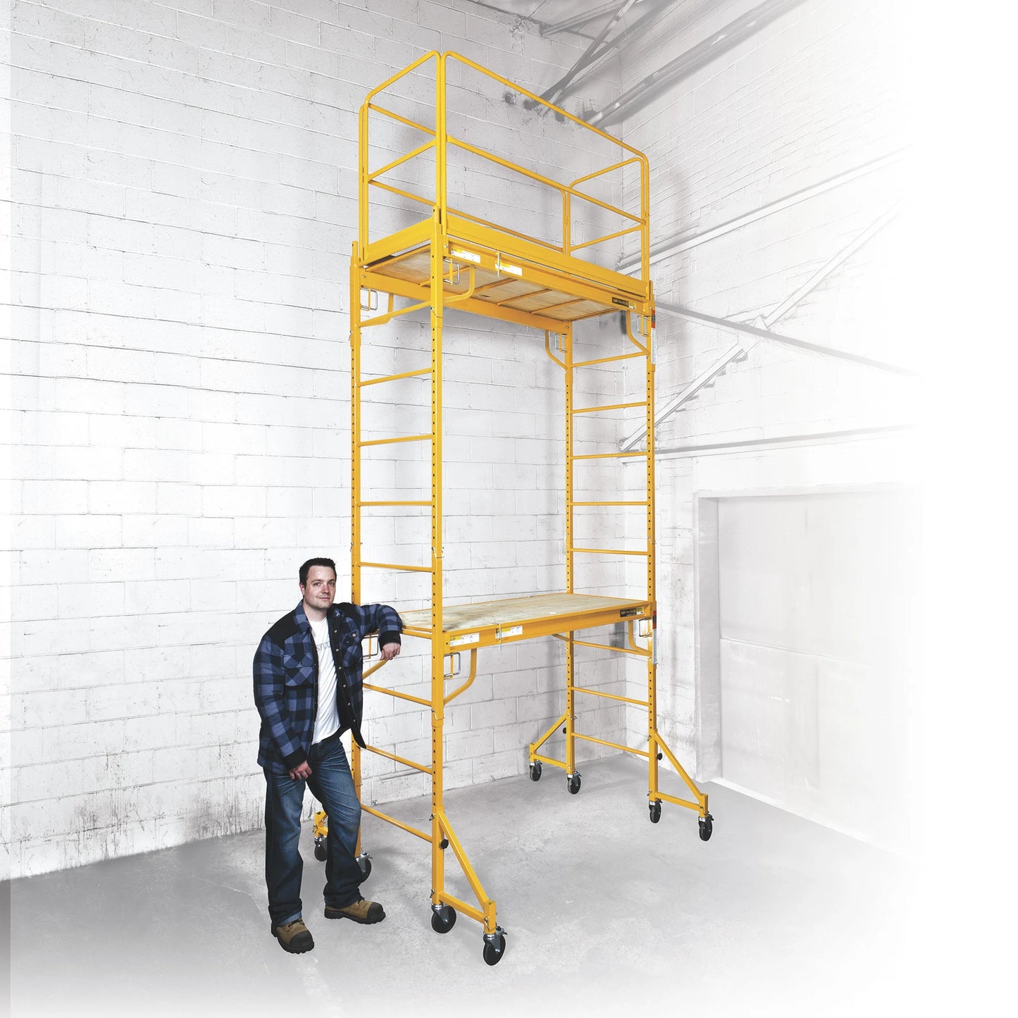 Torre de andamio estilo panadero multiusos,12 pies, 820 lb. Capacidad