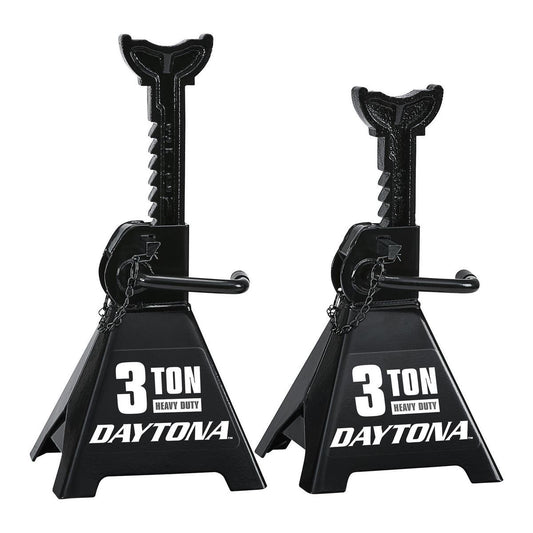 Soportes de gato de trinquete de servicio pesado de 3 toneladas, negro.