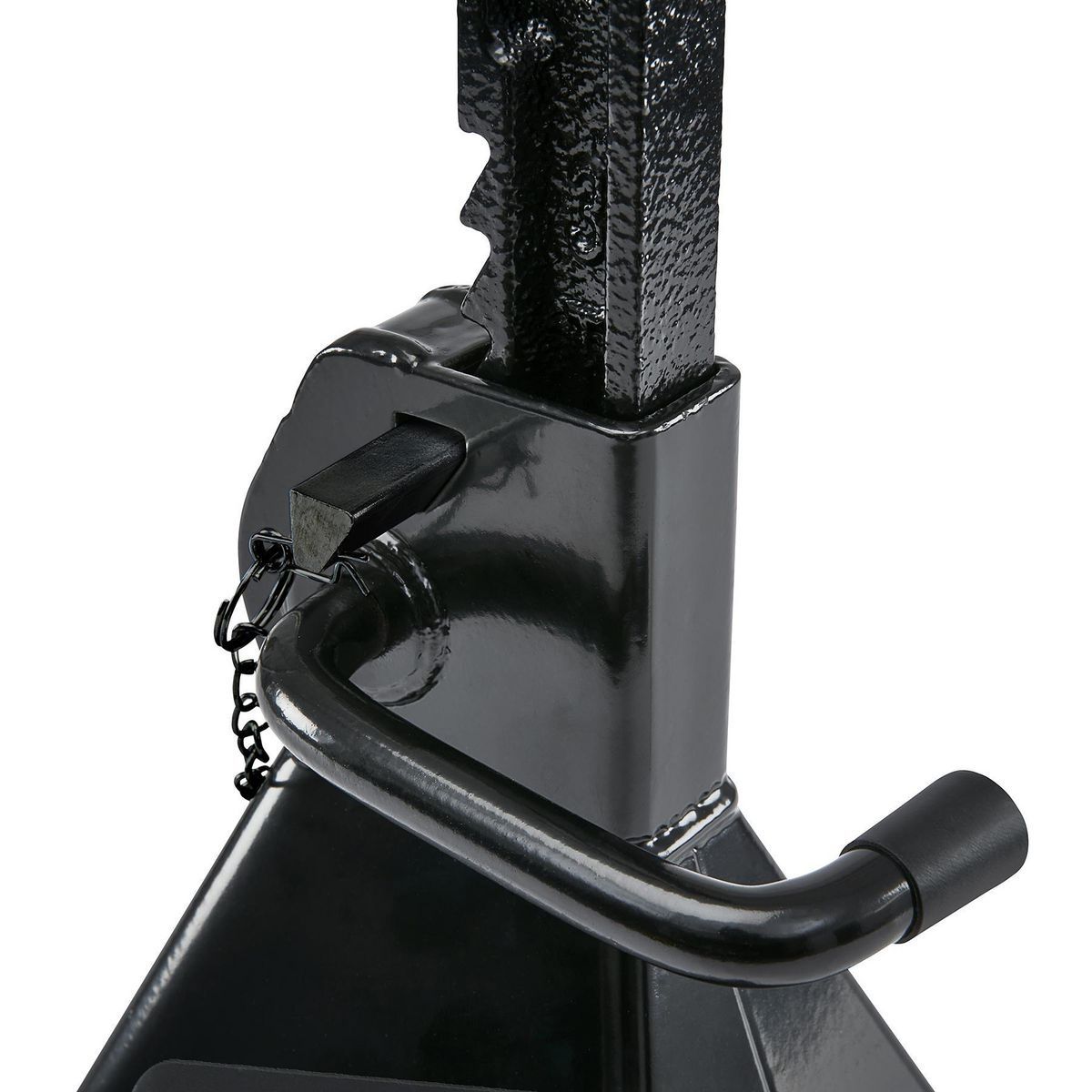 Soportes de gato de trinquete de servicio pesado de 3 toneladas, negro.
