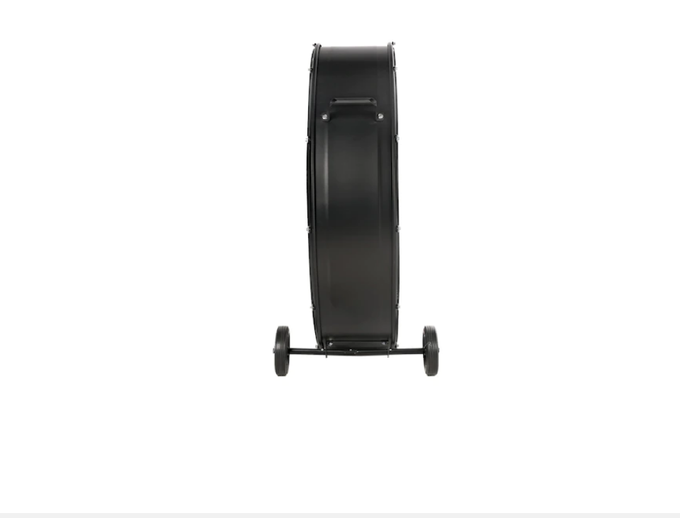 Ventilador Industrial Negro Para Interiores De 36 Pulgadas